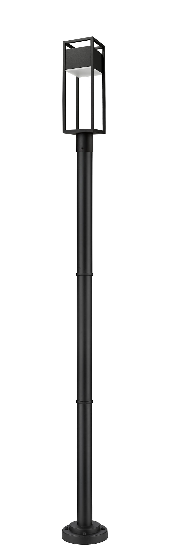 Barwick - LED 1 Light Outdoor Post Light (585PHMR-567P-BK)