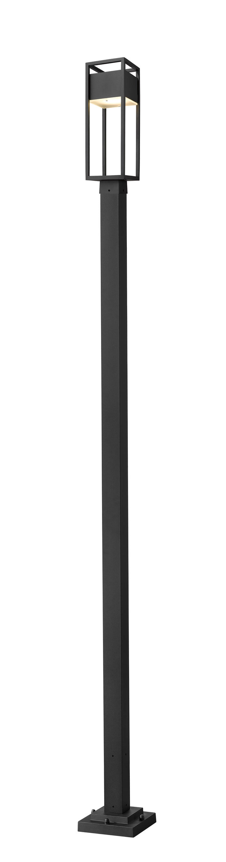 Barwick - LED 1 Light Outdoor Post Light (585PHMR-567P-BK)