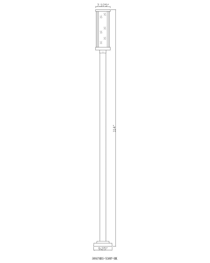 Glenwood - 1 Light Outdoor Post Light (586PHBS-536P)