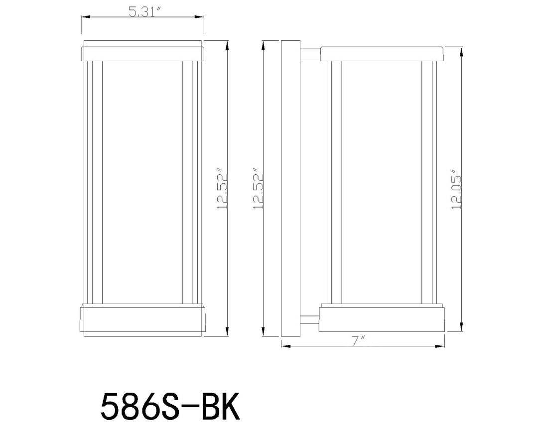 Glenwood - 1 Light Outdoor Wall Light