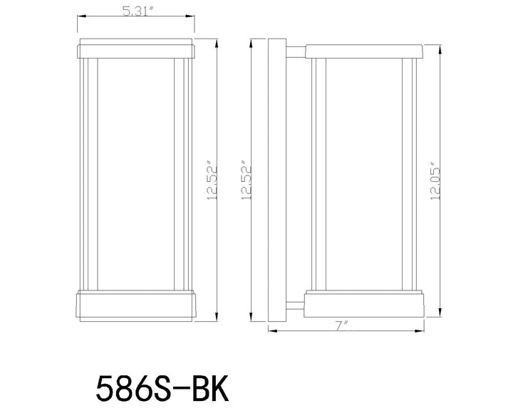 Glenwood - 1 Light Outdoor Wall Light