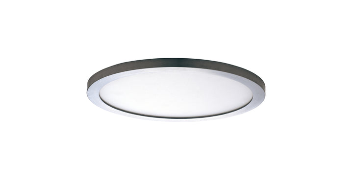 Wafer RD LED Surface Mount White / Satin Nickel