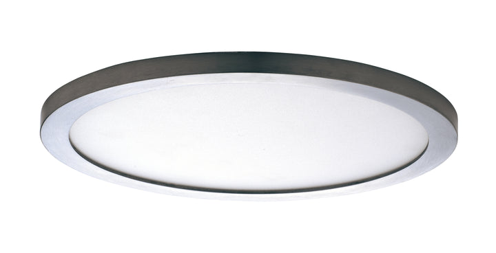 Wafer RD LED Surface Mount White / Satin Nickel