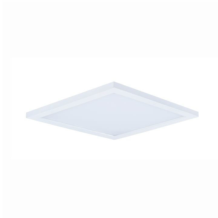 Wafer 15" SQ LED Surface Mount 4000K White / White