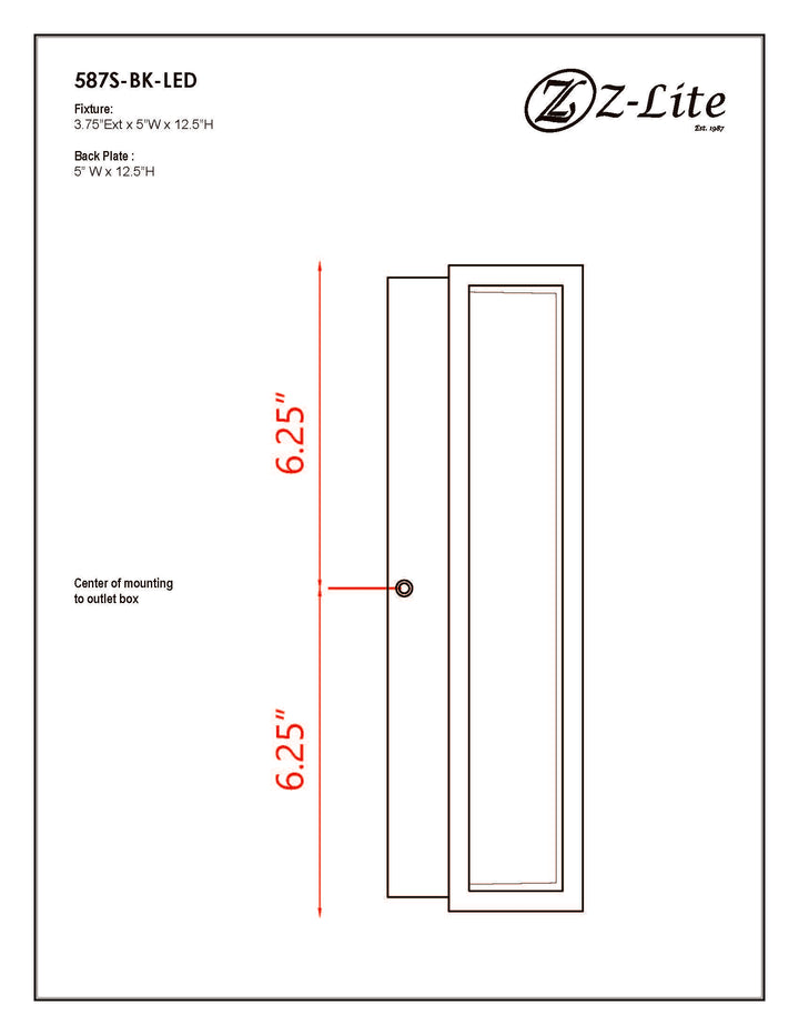 Baden Outdoor - LED 1 Light Outdoor Wall Light