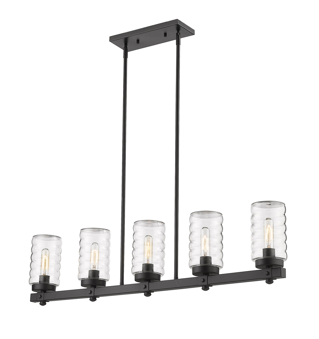 Tahoe - 5 Light Outdoor Linear Chandelier