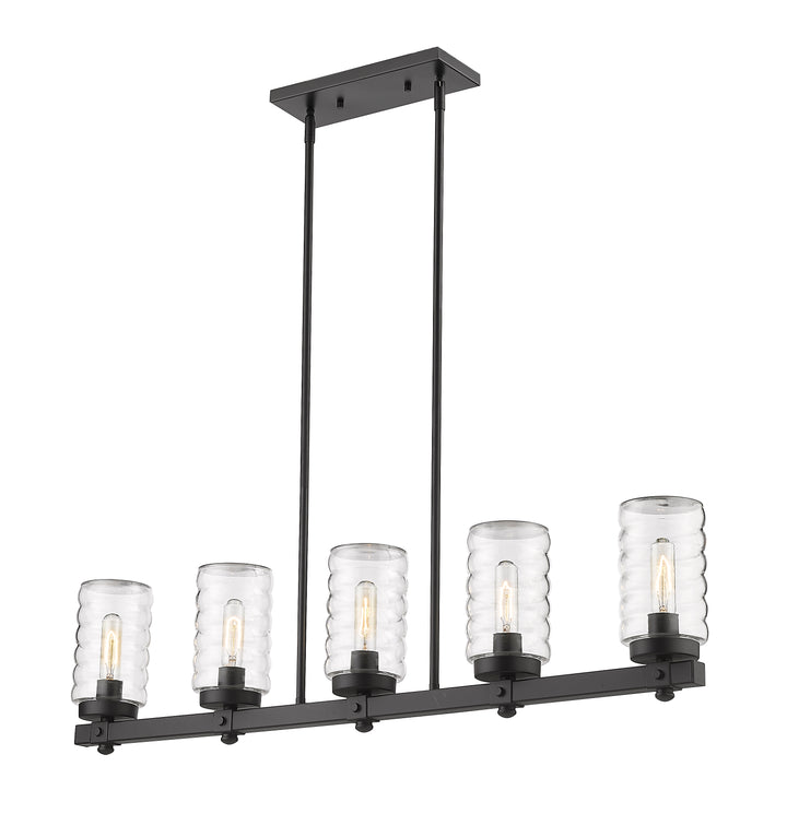 Tahoe - 5 Light Outdoor Linear Chandelier