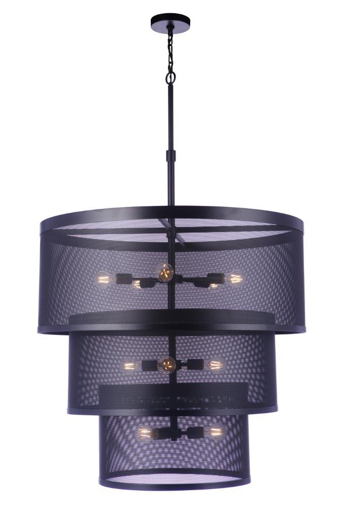 Mesh Pendant in Flat Black by Craftmade