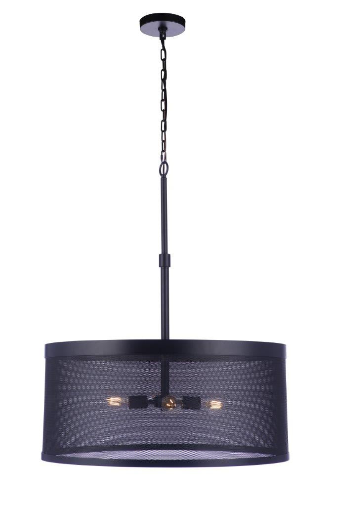 Mesh Pendant in Flat Black by Craftmade