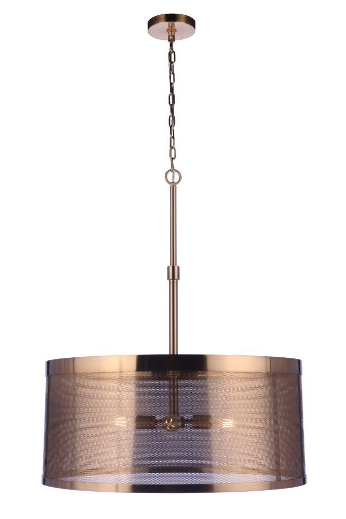 Mesh Pendant in Satin Brass by Craftmade