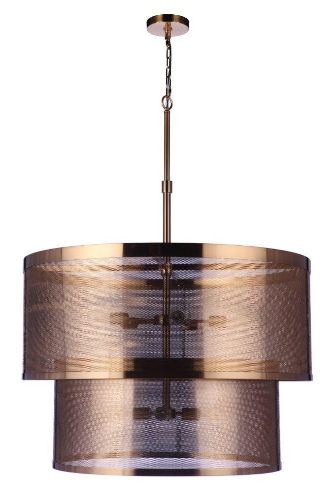 Mesh Pendant in Satin Brass by Craftmade