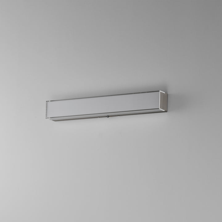 Edge 18" LED Sconce CCT Select Satin Nickel alternate view