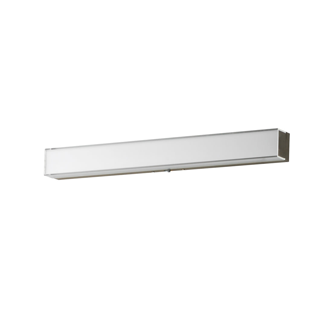 Edge LED Bath Vanity CCT Select Satin Nickel