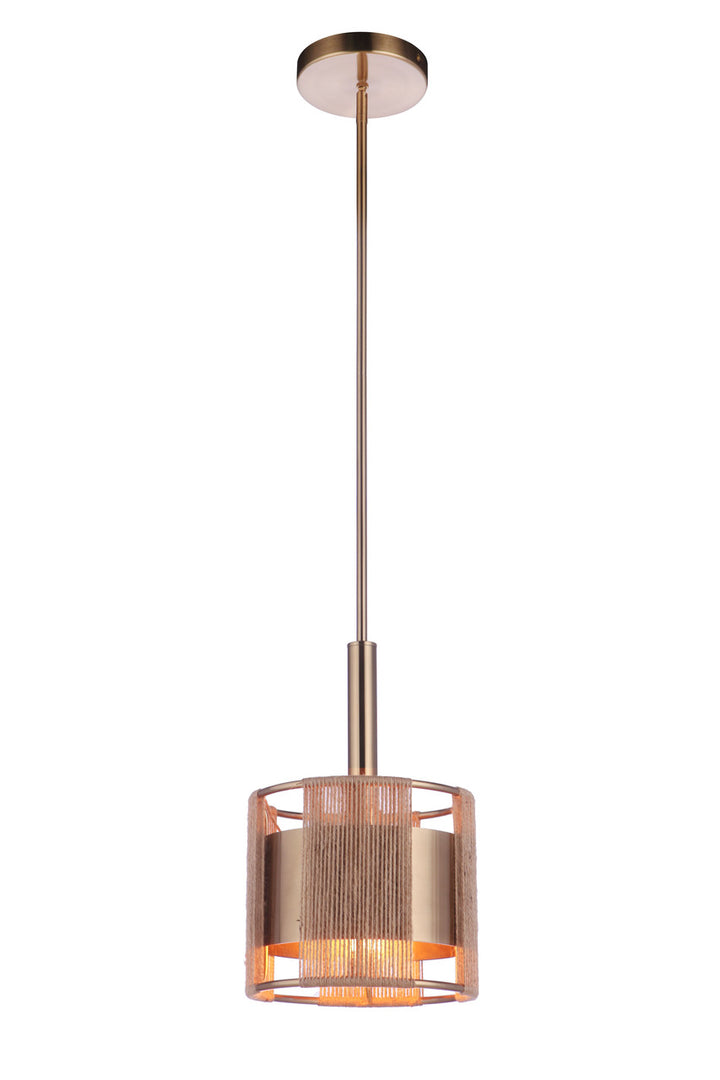Kensey Pendant in Satin Brass by Craftmade