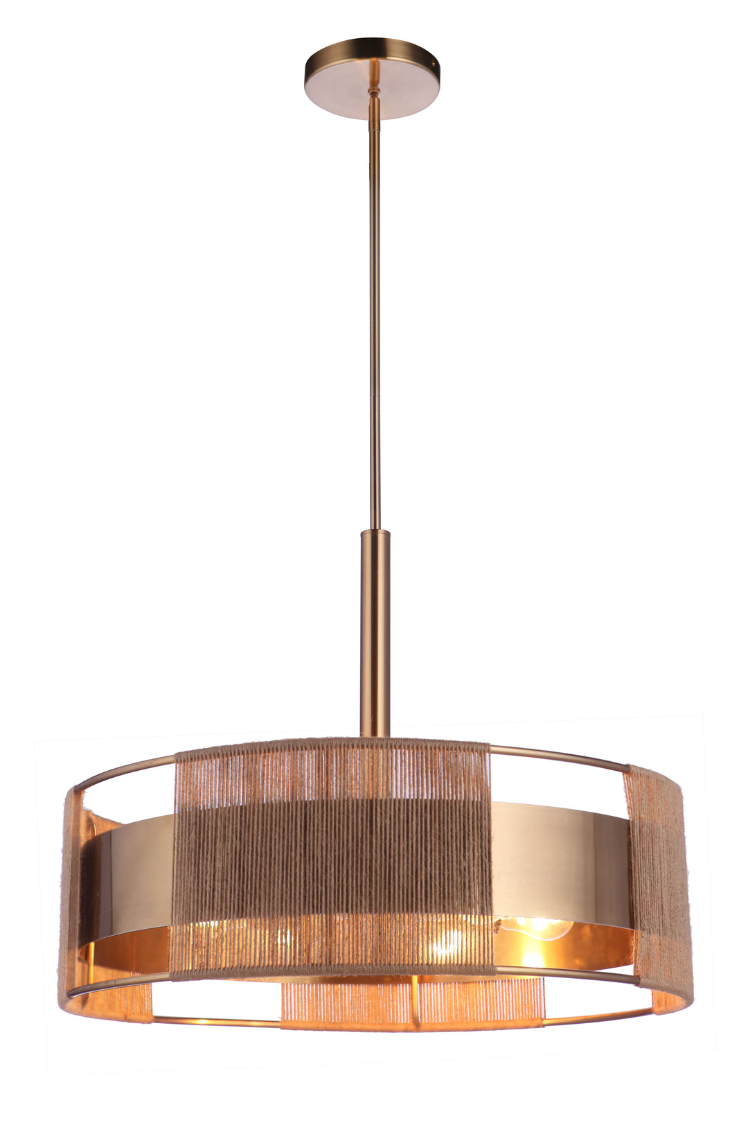 Kensey Pendant in Satin Brass by Craftmade