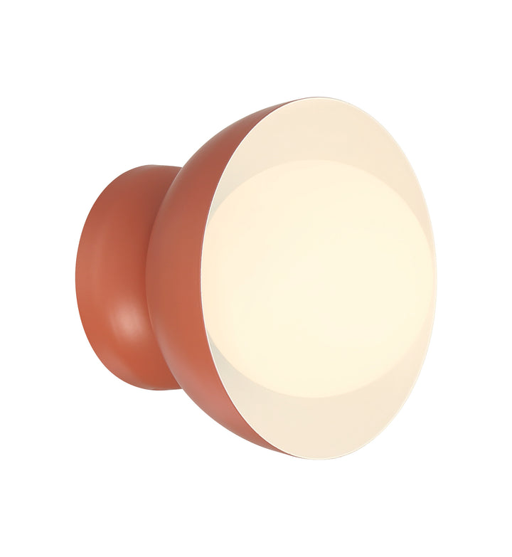 Ventura Dome Wall Sconce in Baked Clay by Craftmade