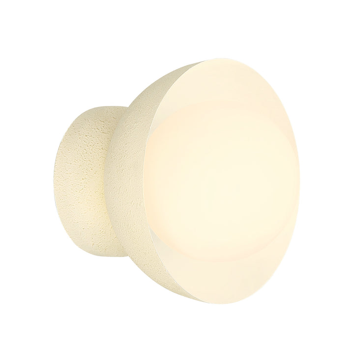 Ventura Dome Wall Sconce in Cottage White by Craftmade