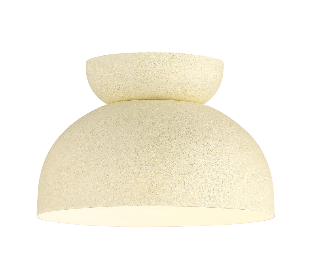 Ventura Dome Flush Mount in Cottage White by Craftmade