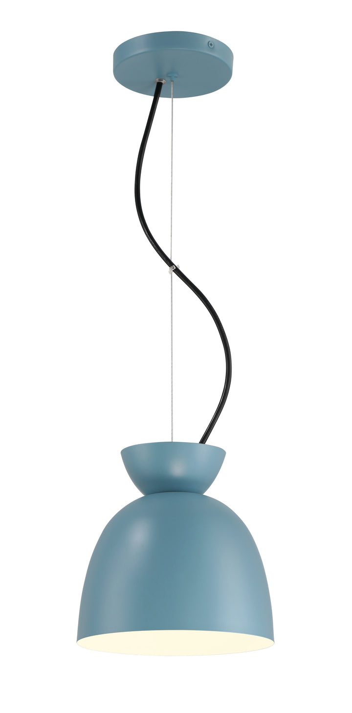 Ventura Dome Pendant in Dusty Blue by Craftmade