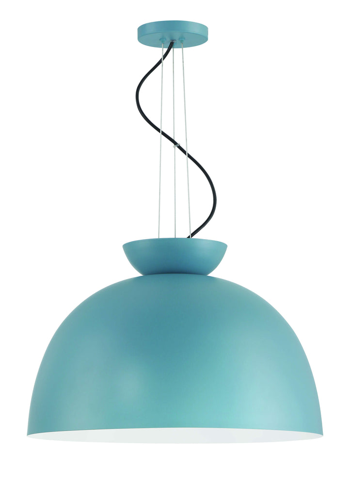 Ventura Dome Pendant in Dusty Blue by Craftmade