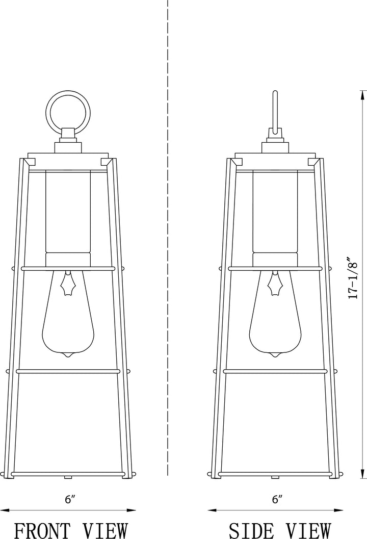 Helix - 1 Light Outdoor Pendant