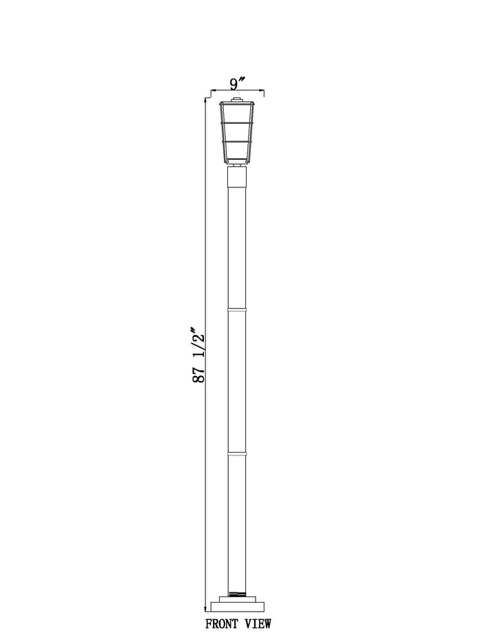 Helix - 1 Light Outdoor Post Light (591PHM-567P)