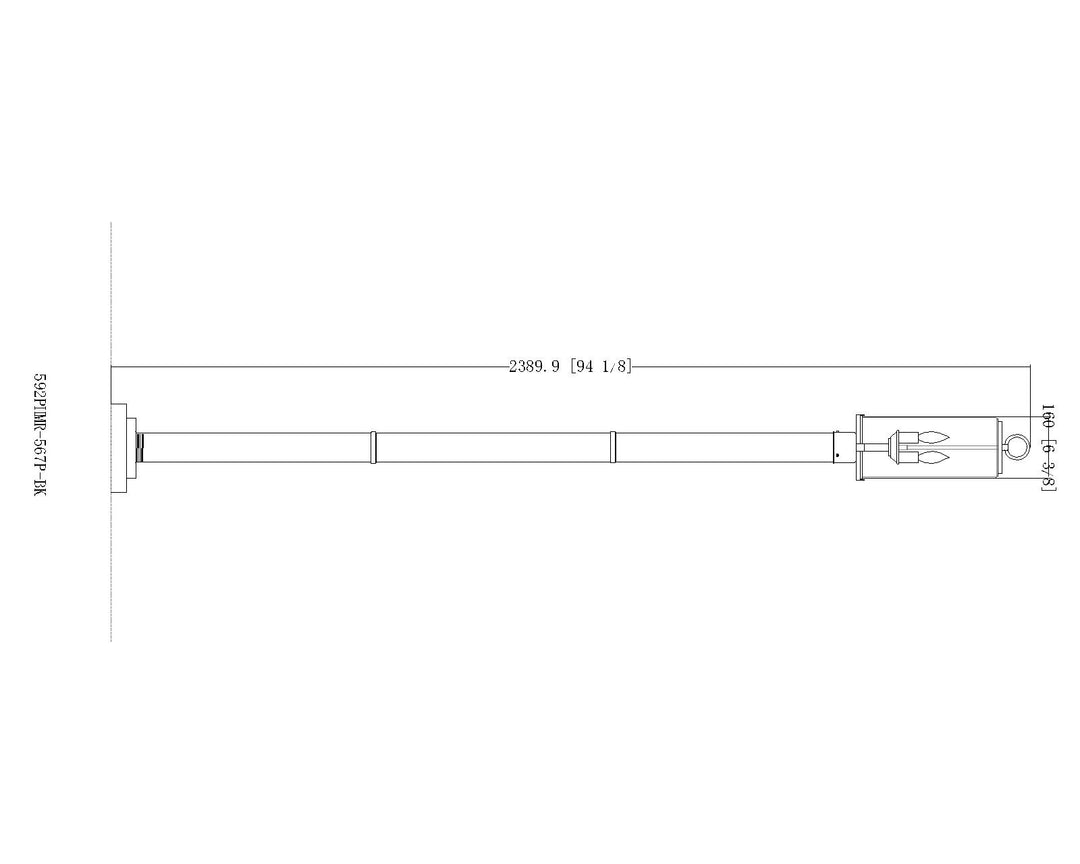 Sana - Outdoor Post Light (592PHMR-567P)