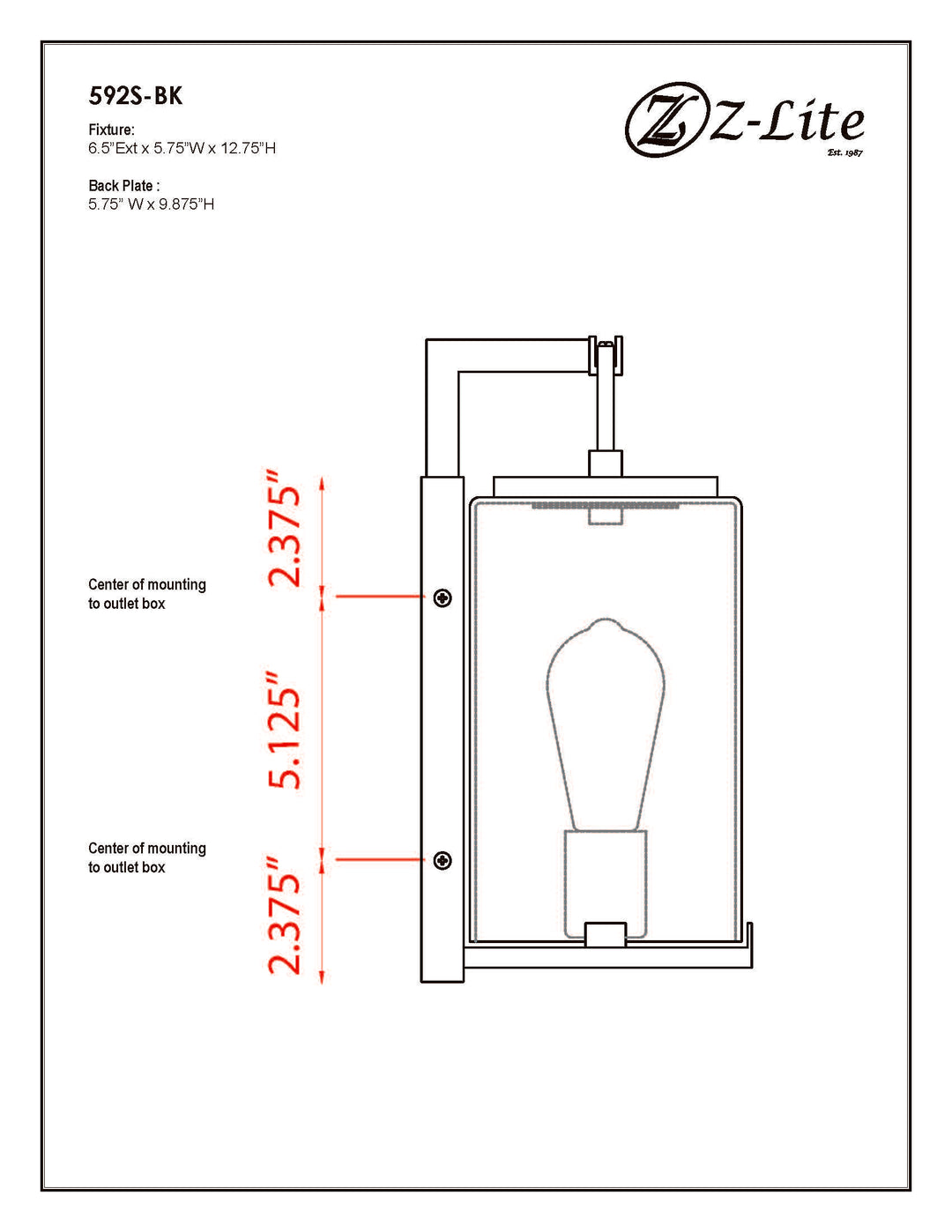 Sana - Outdoor Wall Light