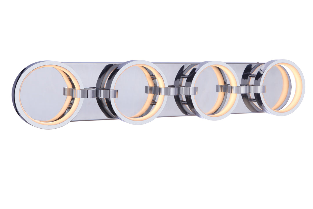 Context Ring LED Vanity Light in Chrome by Craftmade
