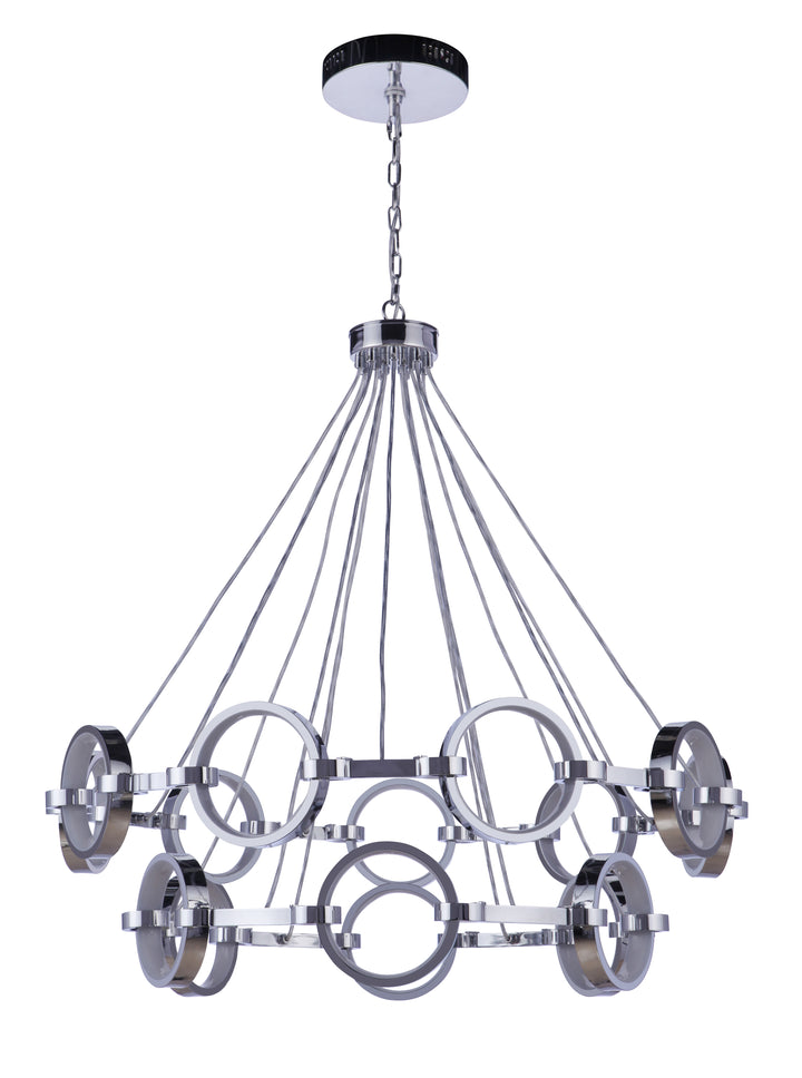 Context Ring Tier LED Chandelier by Craftmade - view 3
