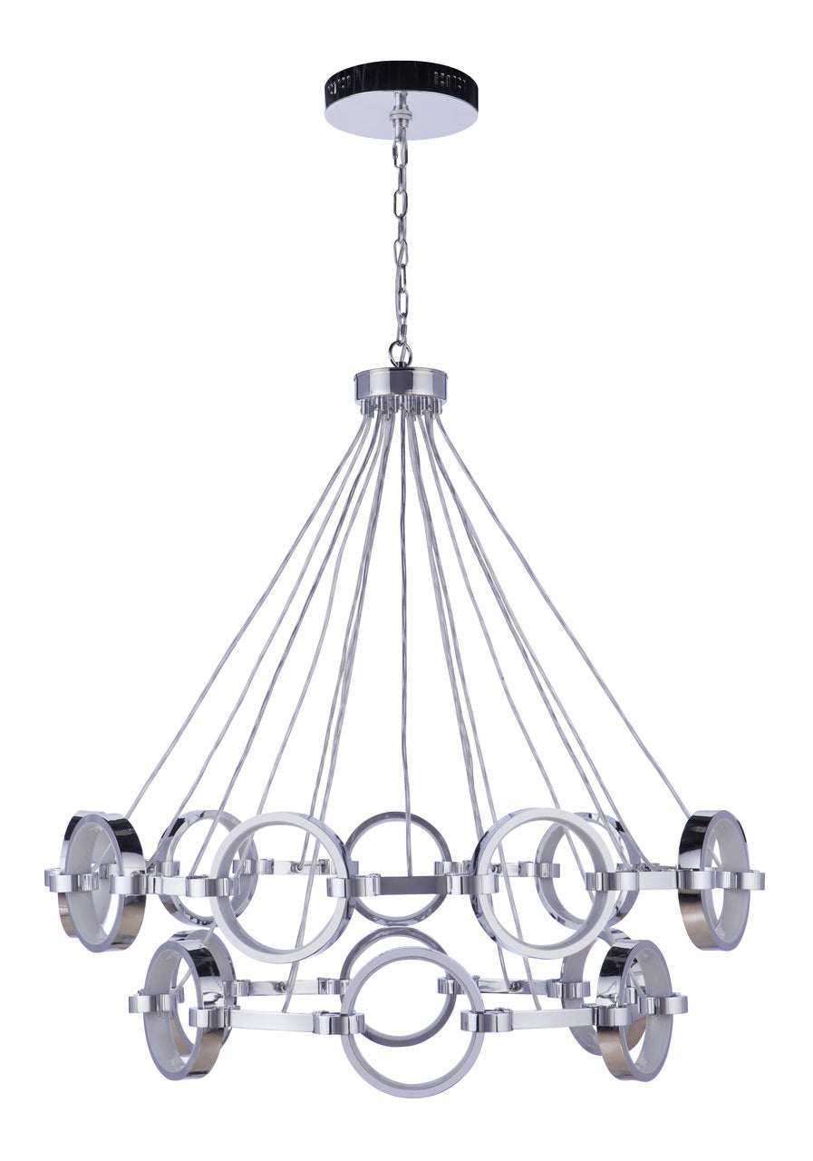 Context Ring Tier LED Chandelier by Craftmade - view 2