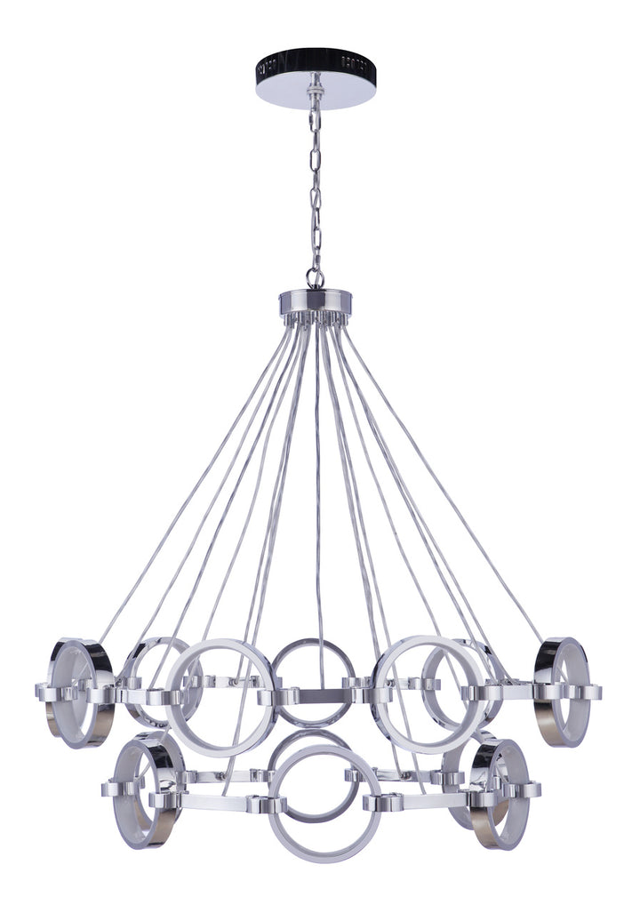 Context Ring Tier LED Chandelier by Craftmade - view 2