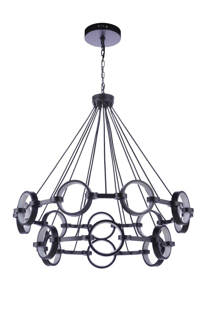 Context Ring Tier LED Chandelier by Craftmade - view 7