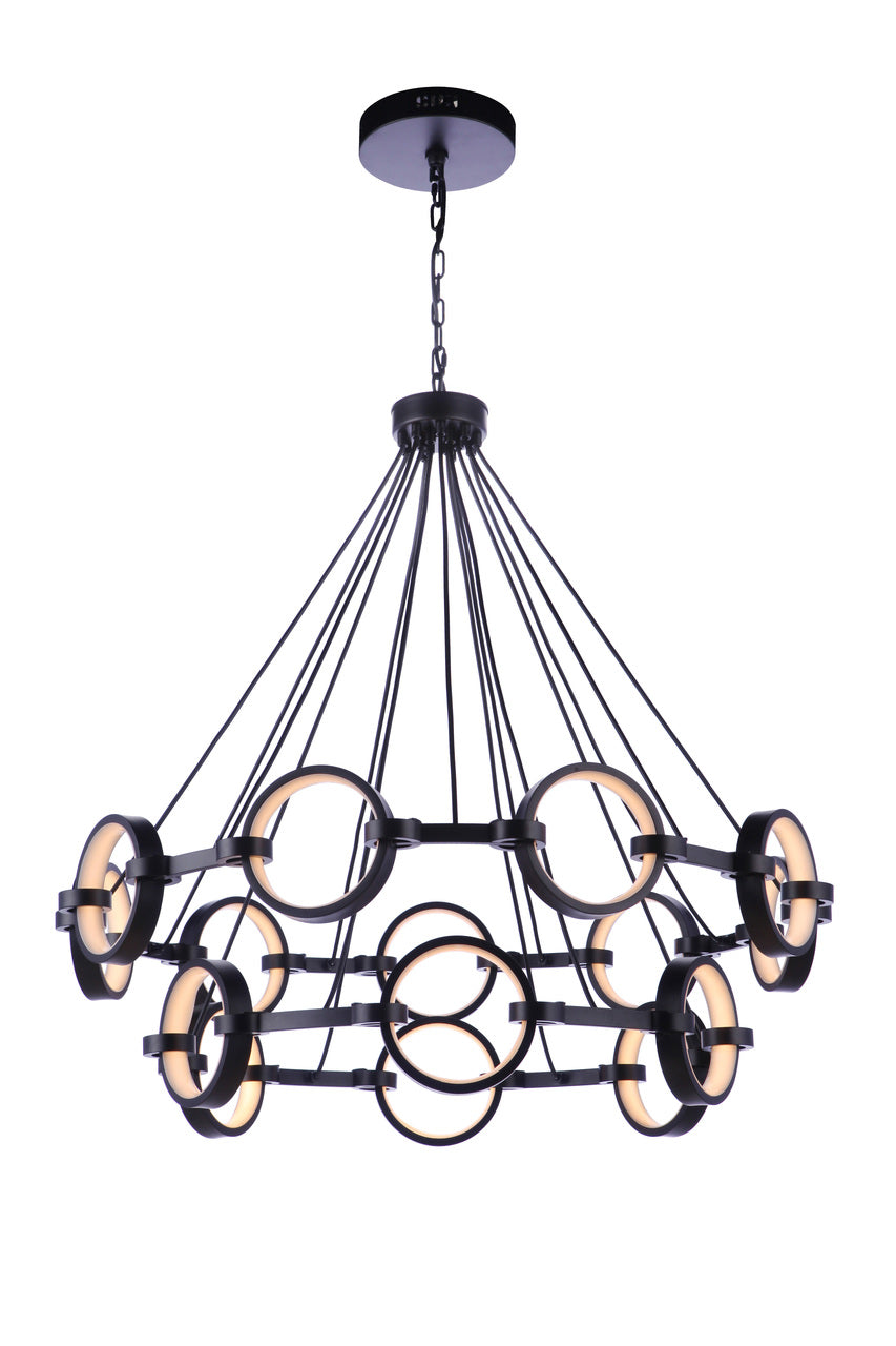 Context Ring Tier LED Chandelier by Craftmade - view 8