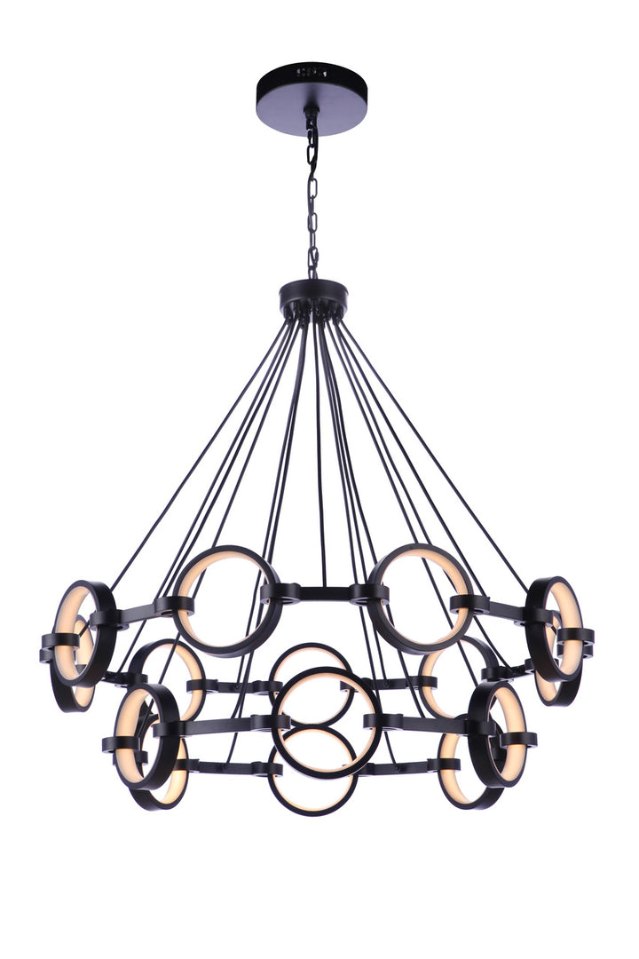 Context Ring Tier LED Chandelier by Craftmade - view 8