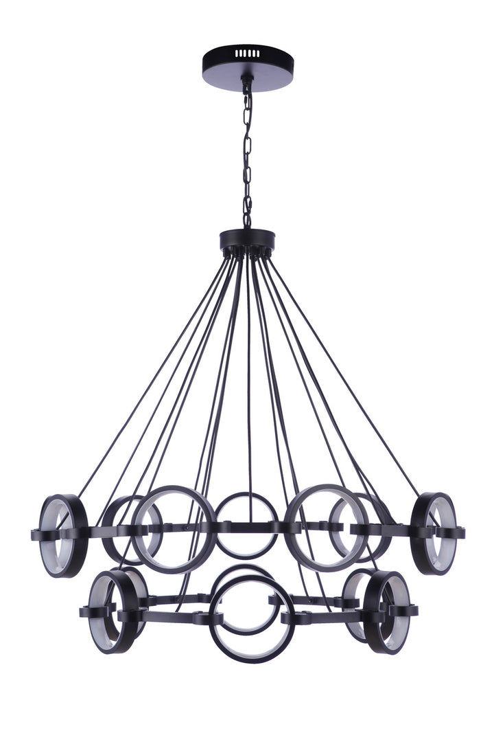 Context Ring Tier LED Chandelier by Craftmade - view 6