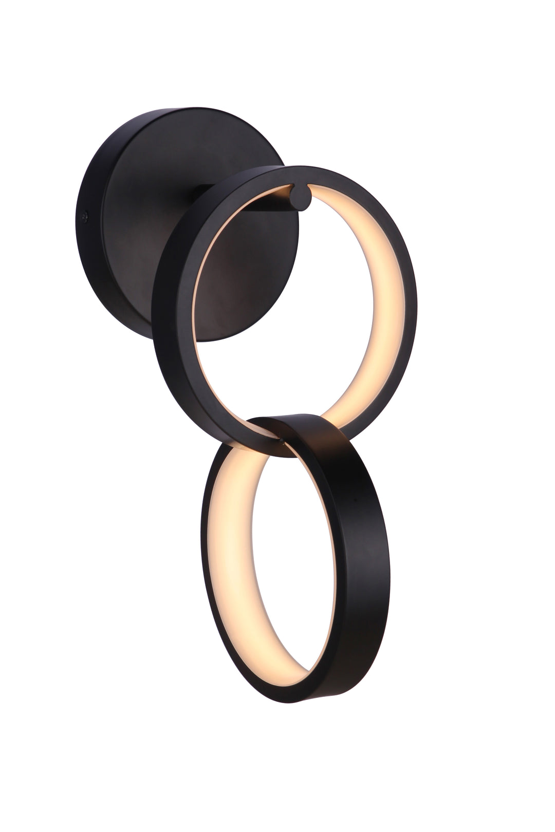 Context Ring LED Wall Sconce in Flat Black by Craftmade