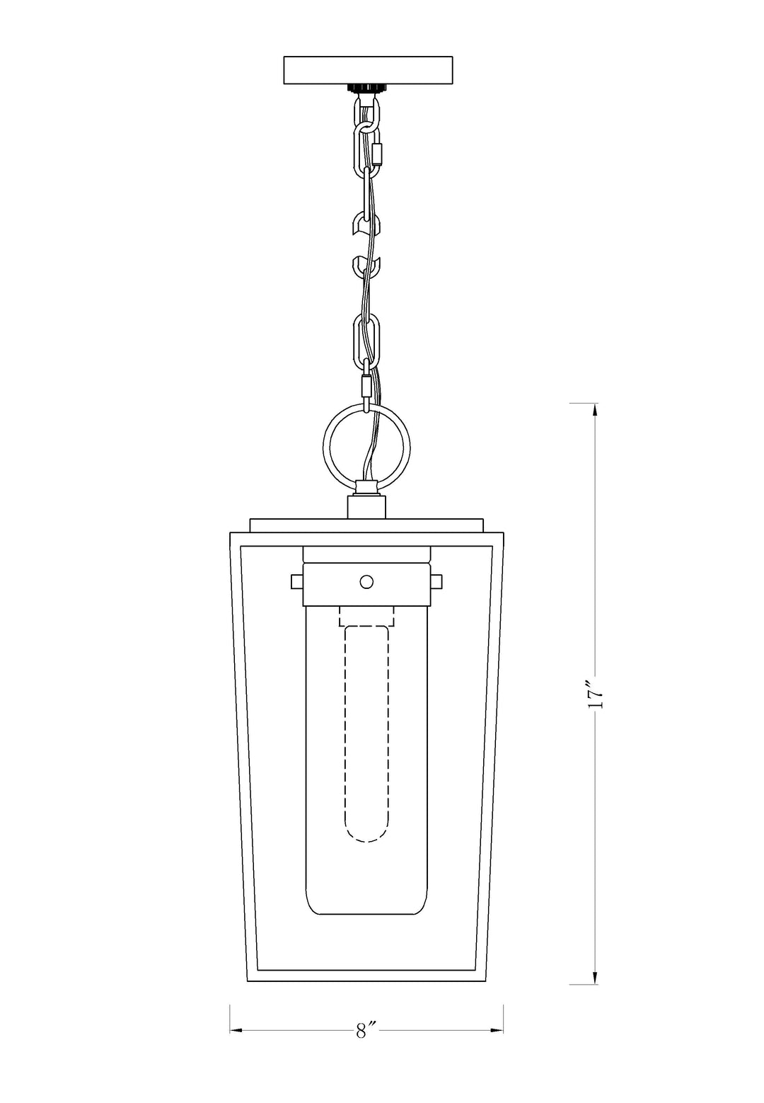 Sheridan - 1 Light Outdoor Pendant
