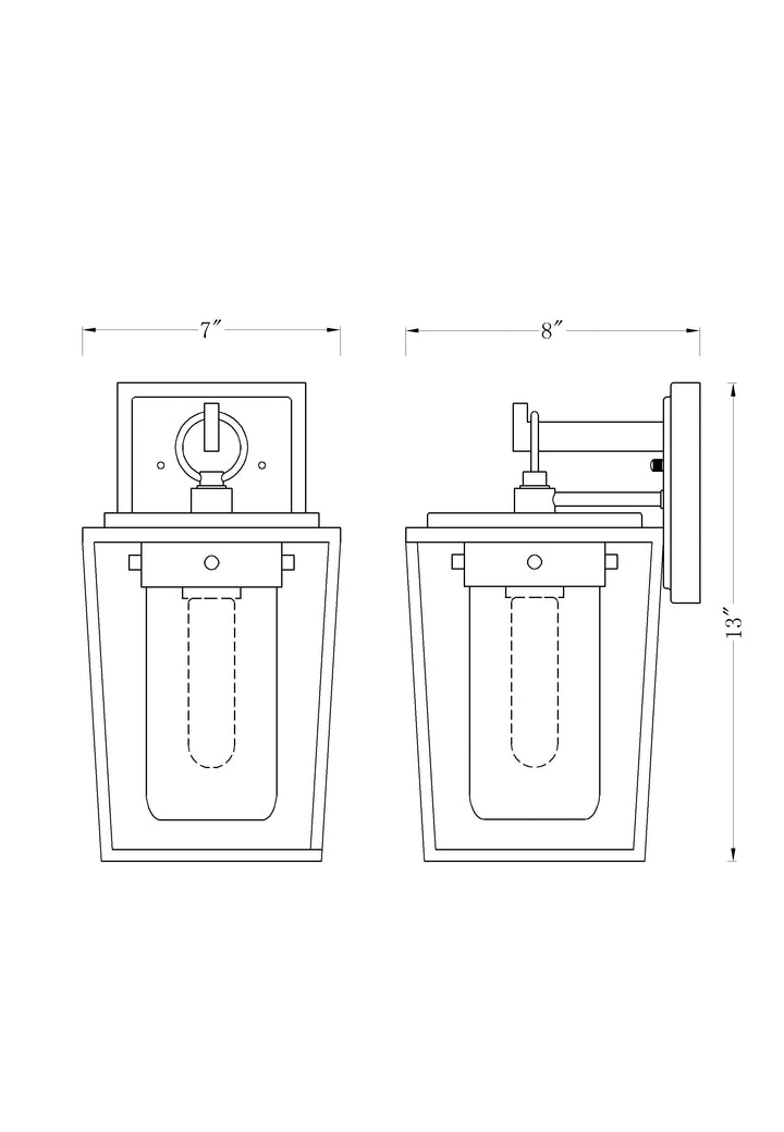 Sheridan - 1 Light Outdoor Wall Light