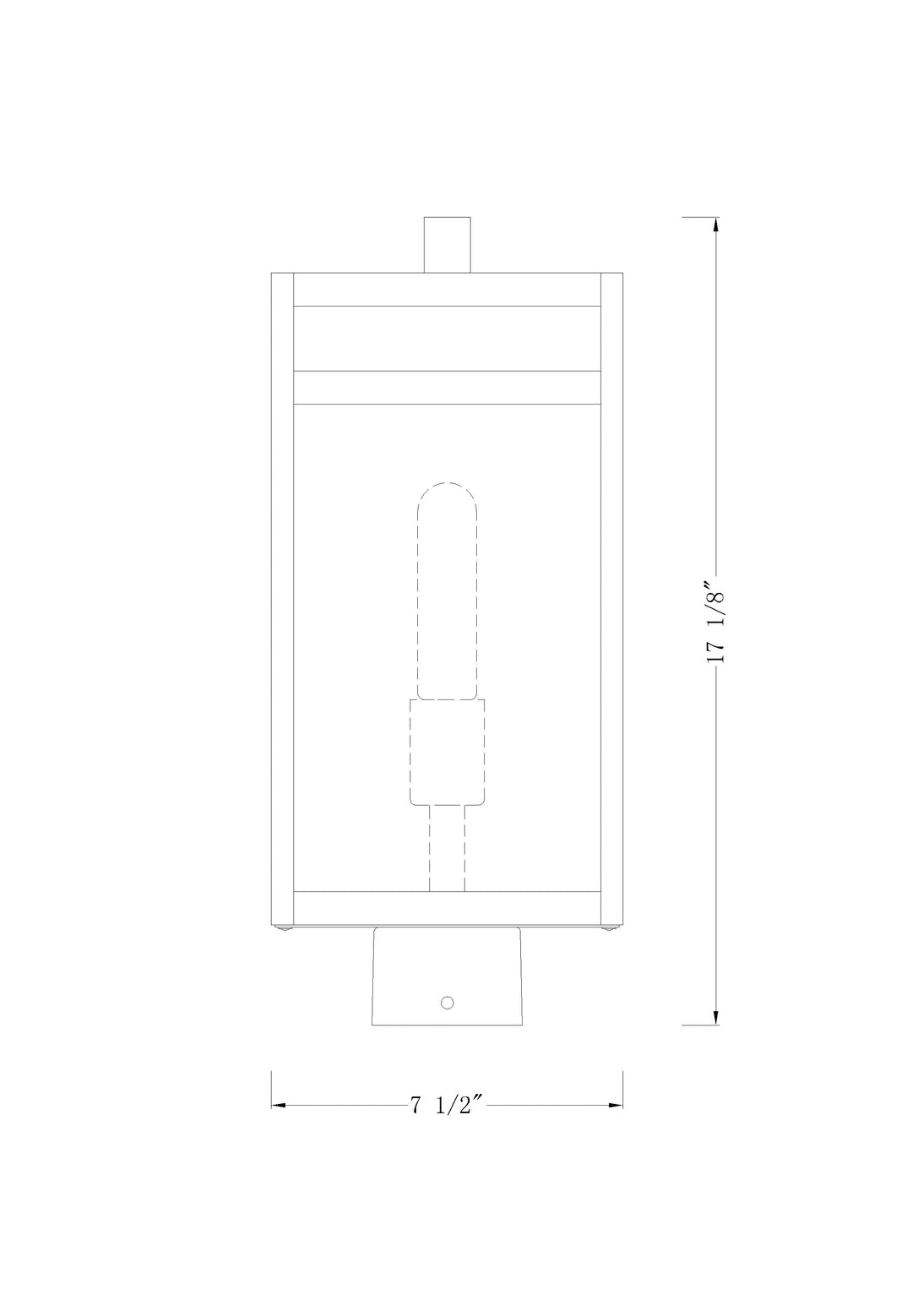 Nuri - 1 Light Outdoor Post Light
