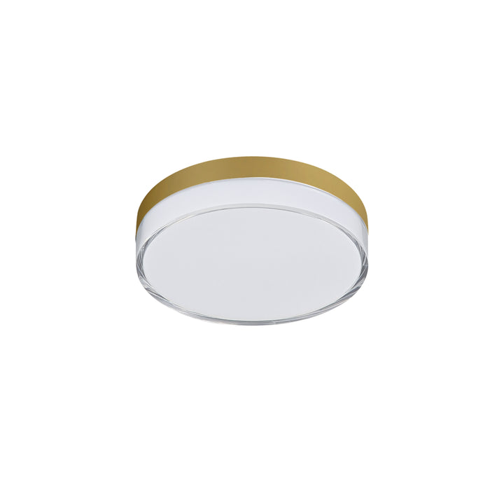Edge LED Flush Mount Natural Aged Brass