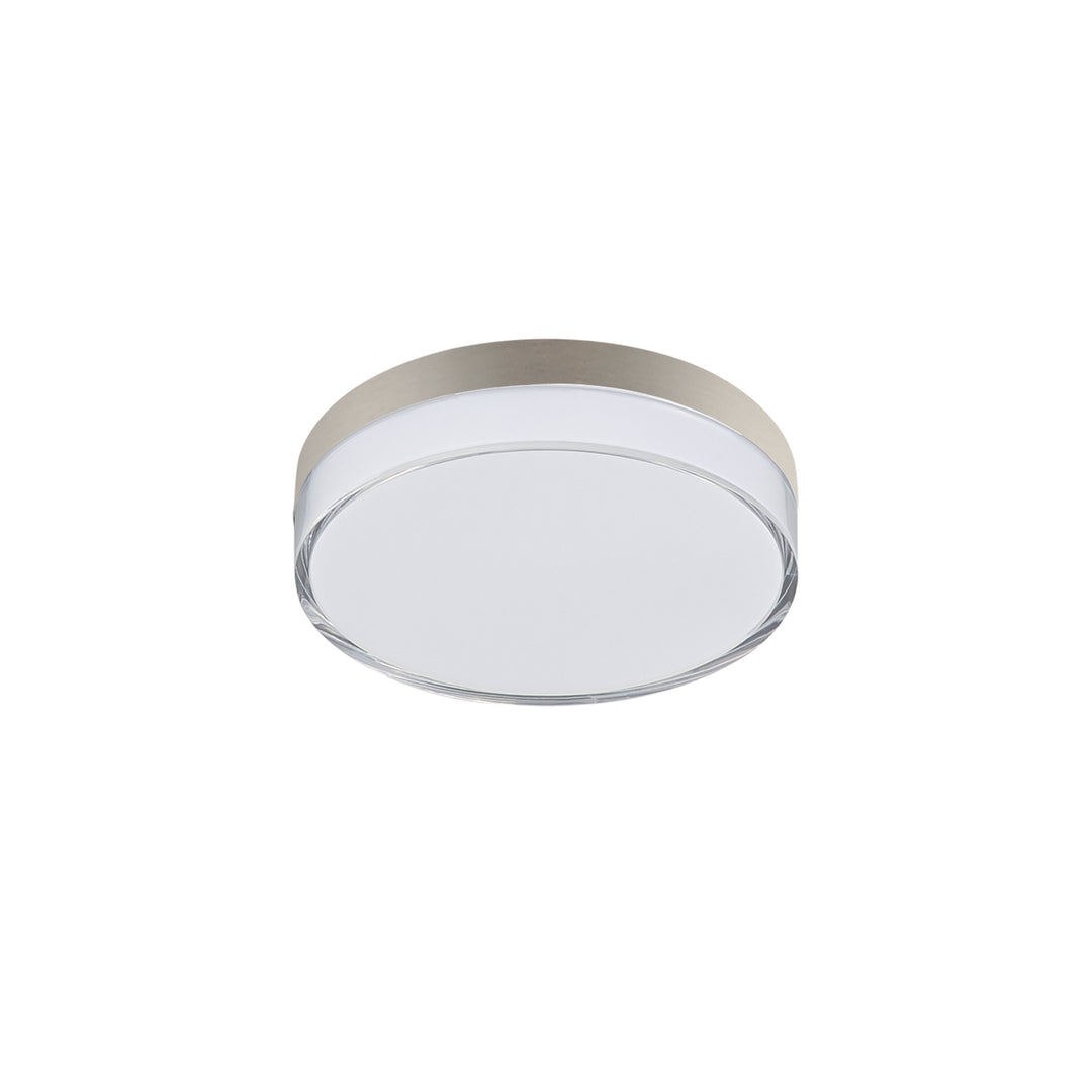 Edge LED Flush Mount Satin Nickel