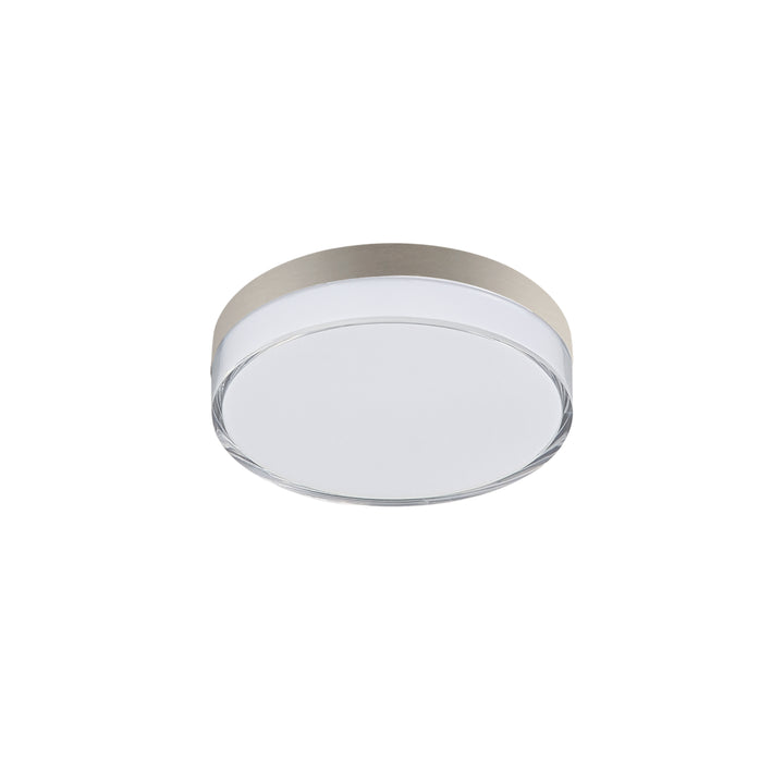 Edge LED Flush Mount Satin Nickel