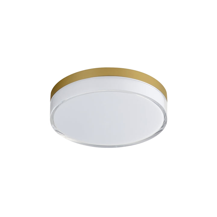 Edge LED Flush Mount Natural Aged Brass
