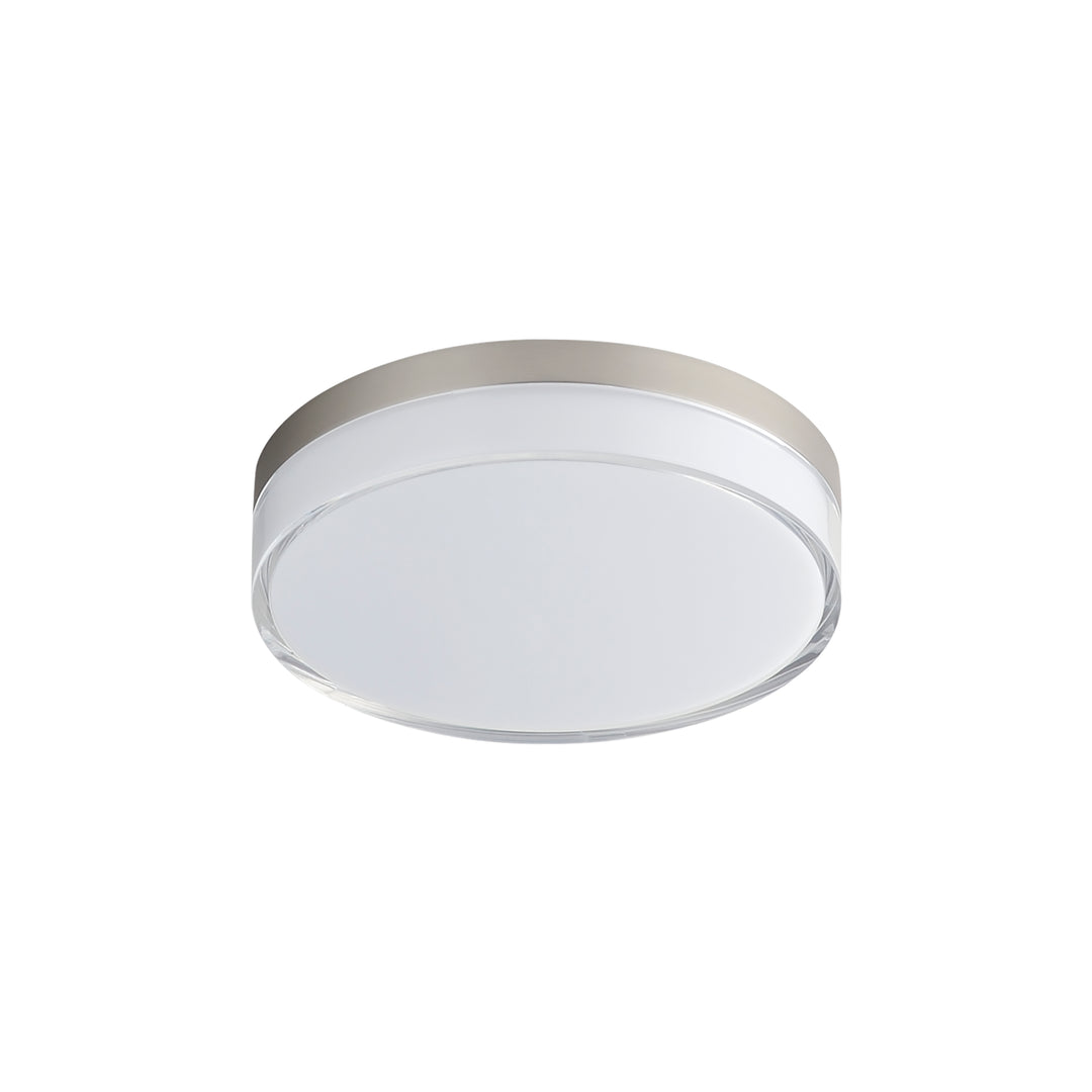 Edge LED Flush Mount Satin Nickel