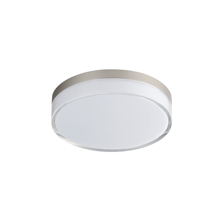 Edge LED Flush Mount Satin Nickel