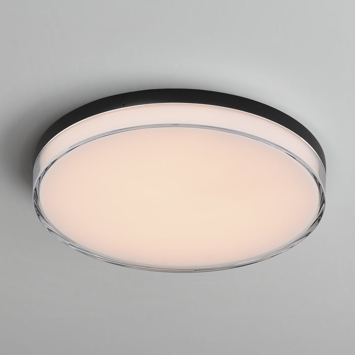 Edge LED Flush Mount Black alternate view
