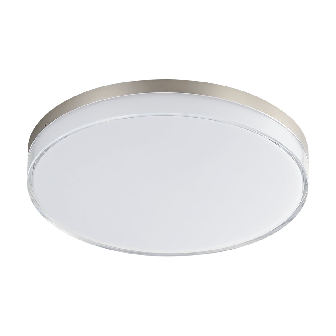 Edge LED Flush Mount Satin Nickel