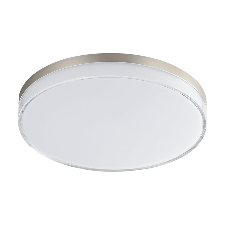 Edge LED Flush Mount Satin Nickel