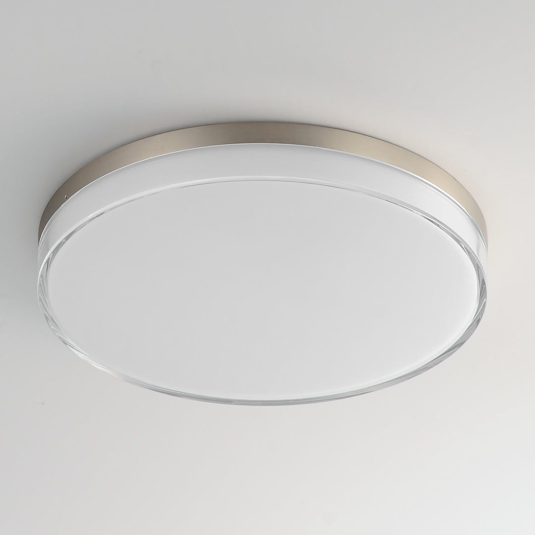 Edge LED Flush Mount Satin Nickel alternate view